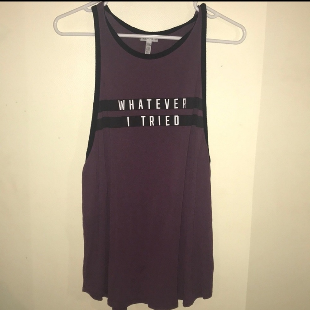 Pink tank top